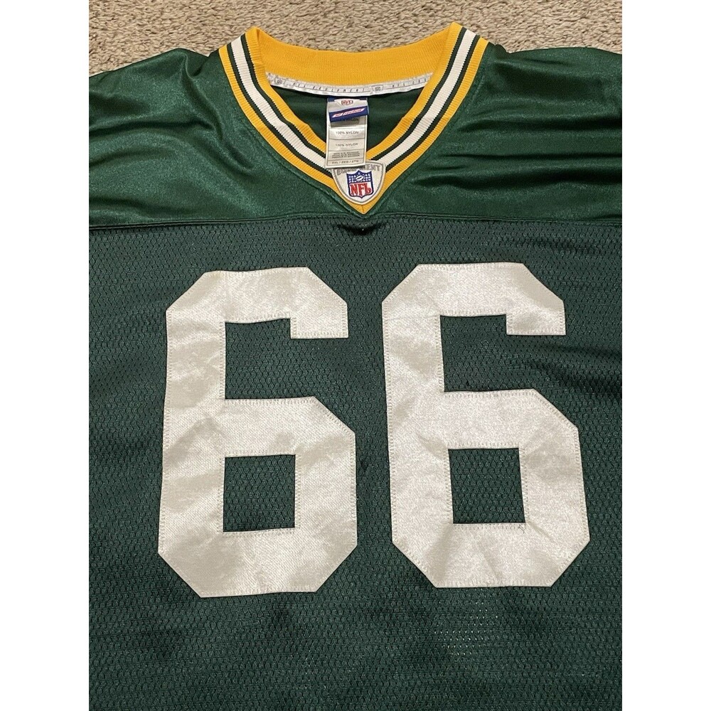Vintage Green Bay Packers NFL Reebok Jersey Ray Nitschke Football mens 2XL - Picture 3 of 5